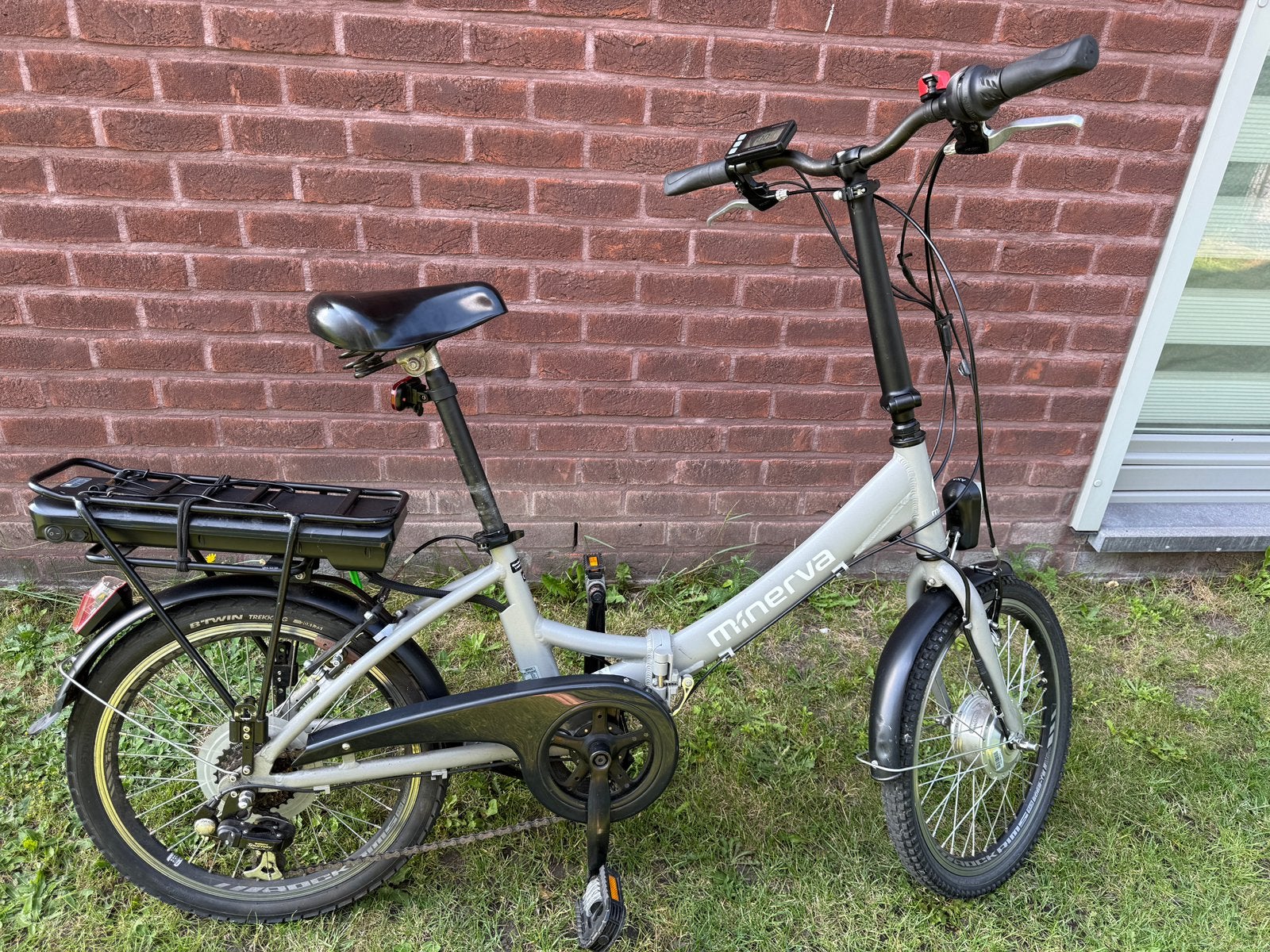 Elektrische Vouwfiets Minerva, Fietsen en Brommers, Ophalen, Gebruikt, Versnellingen