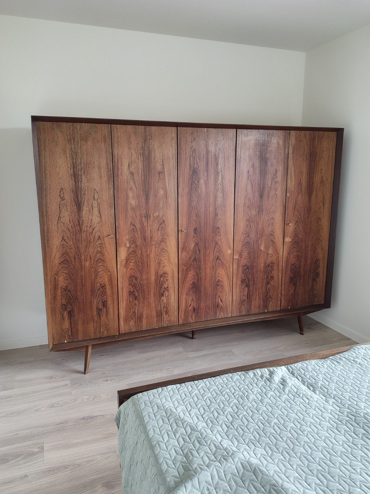 vintage kleerkast, Huis en Inrichting, Slaapkamer | Complete slaapkamers, Ophalen, Gebruikt, Vintage