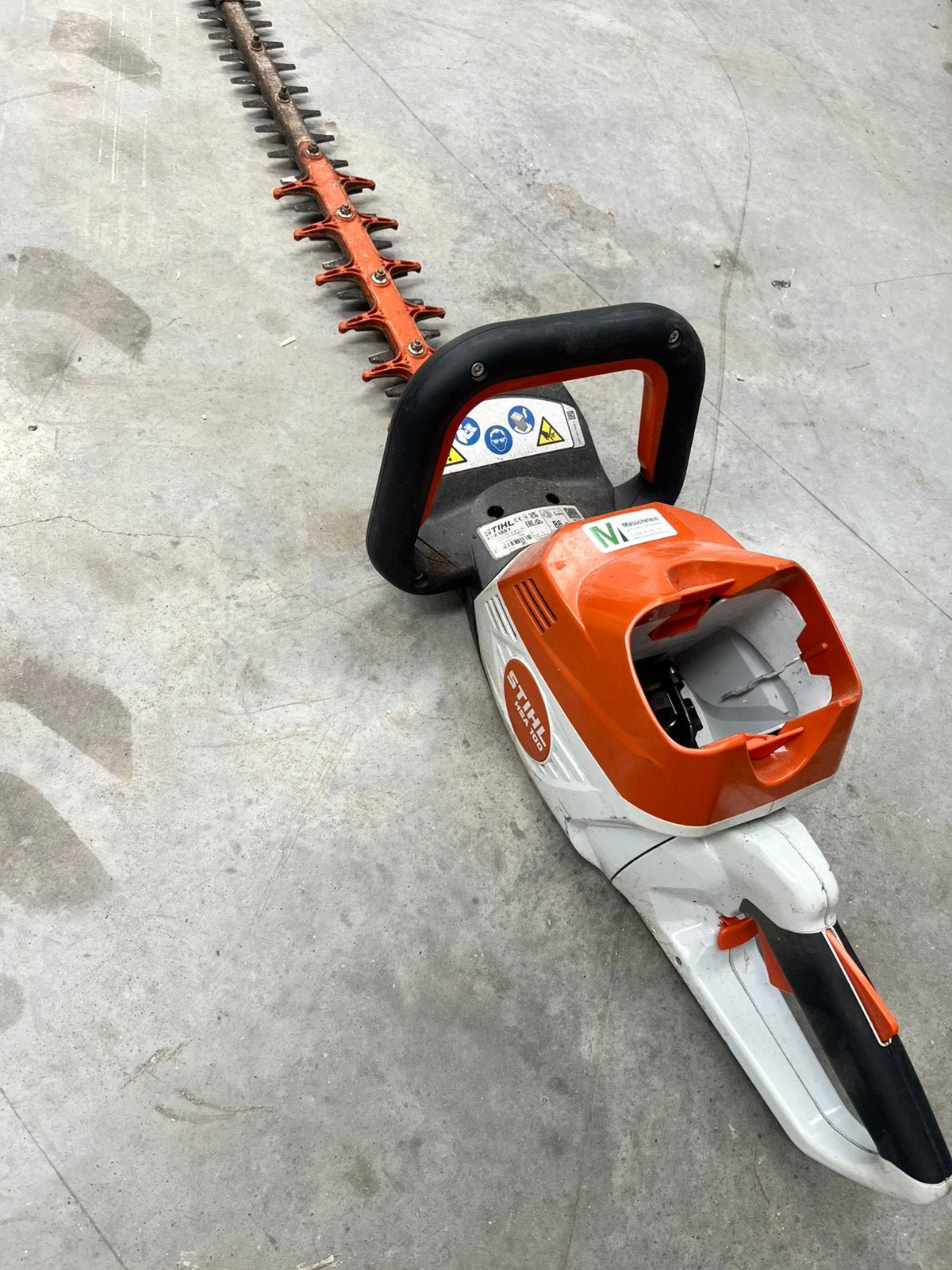 Stihl hsa 100 ( mes 60cm ) excl batterij, Ophalen, Zo goed als nieuw