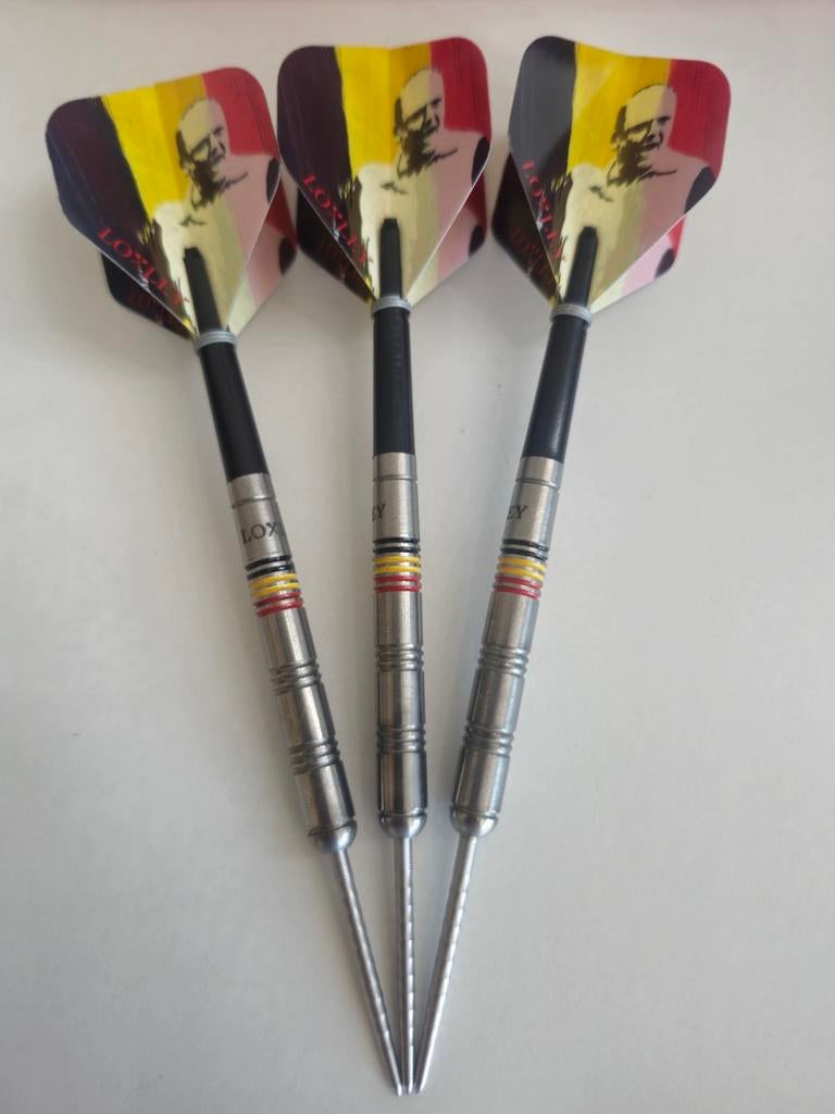Ronny huybrechts 22g heel weinig gebruikt, Sport en Fitness, Darts, Ophalen, Zo goed als nieuw, Pijlen