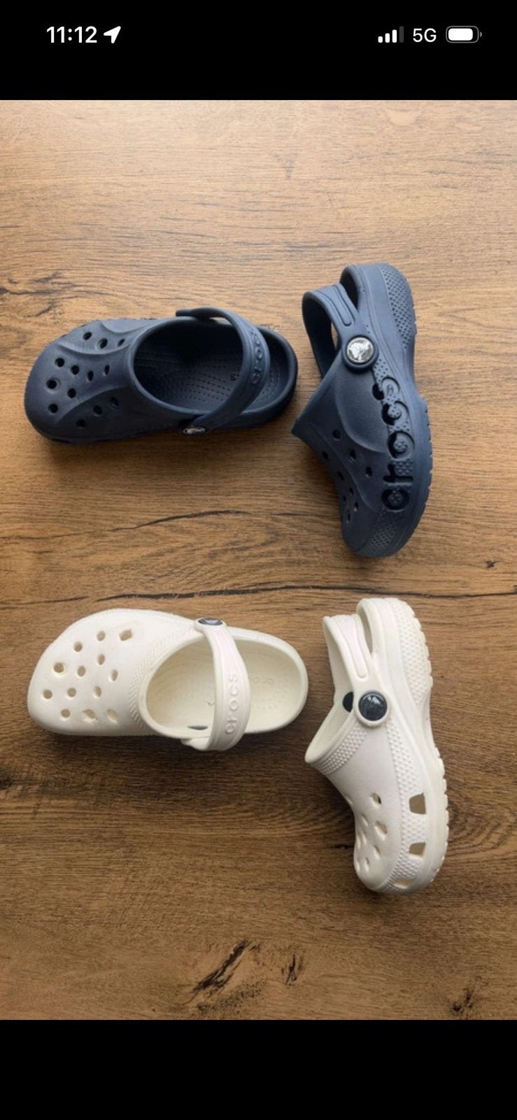 Crocs bleu, Kinderen en Baby's, Babykleding | Schoentjes en Sokjes, Ophalen of Verzenden, Zo goed als nieuw