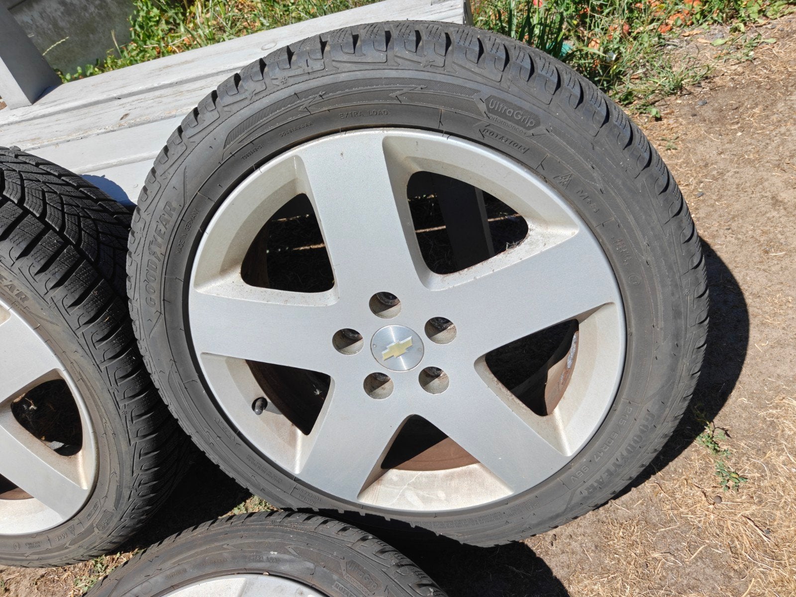 winterbanden goodyear alu velg Chevrolet Opel, Auto-onderdelen, Ophalen, Winterbanden