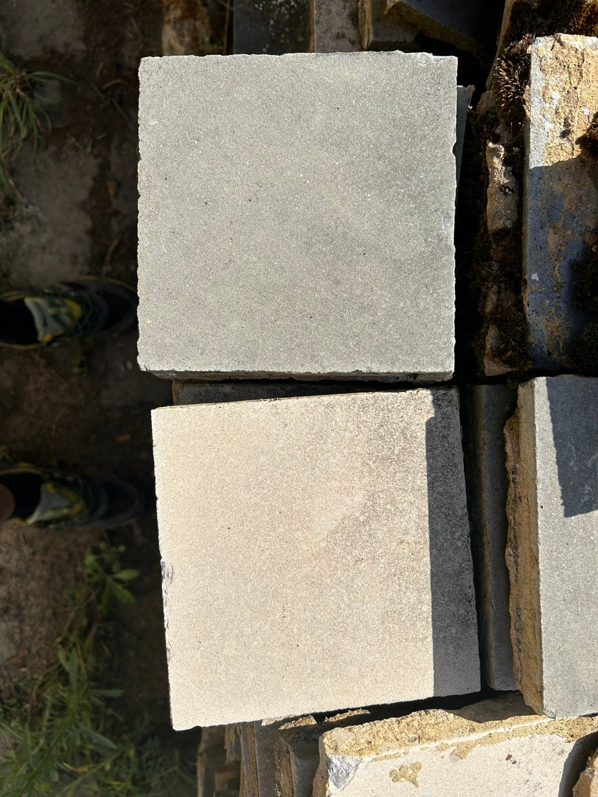 Anciens carreaux de ciment, Enlèvement