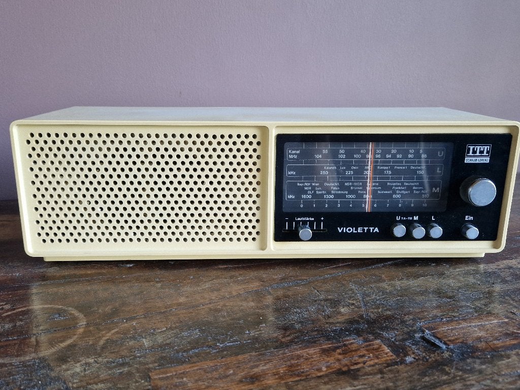 ITT Schaub-Lorenz Violetta 103 Retro Radio, Ophalen of Verzenden, Zo goed als nieuw, Radio