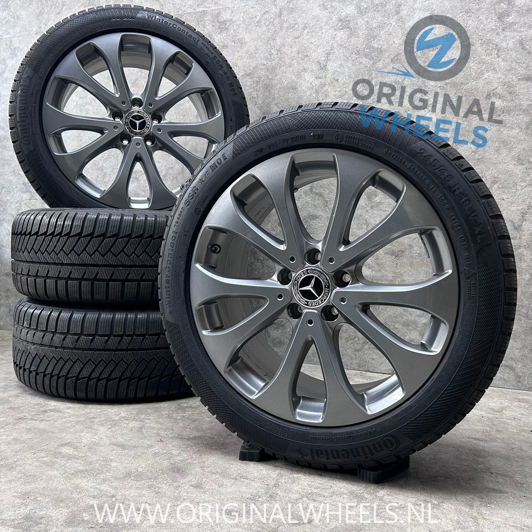 18 inch originele velgen + winterbanden Mercedes Vito, 18 inch, -, -, Banden en Velgen