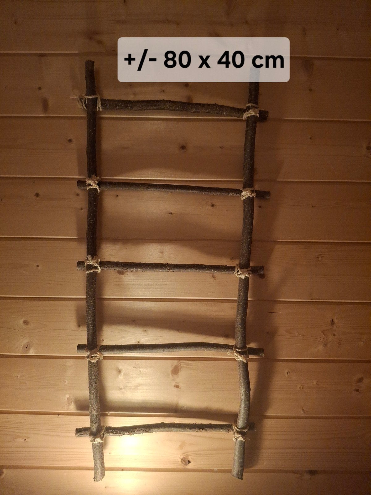 decoratief laddertje, Ophalen, Handgemaakt