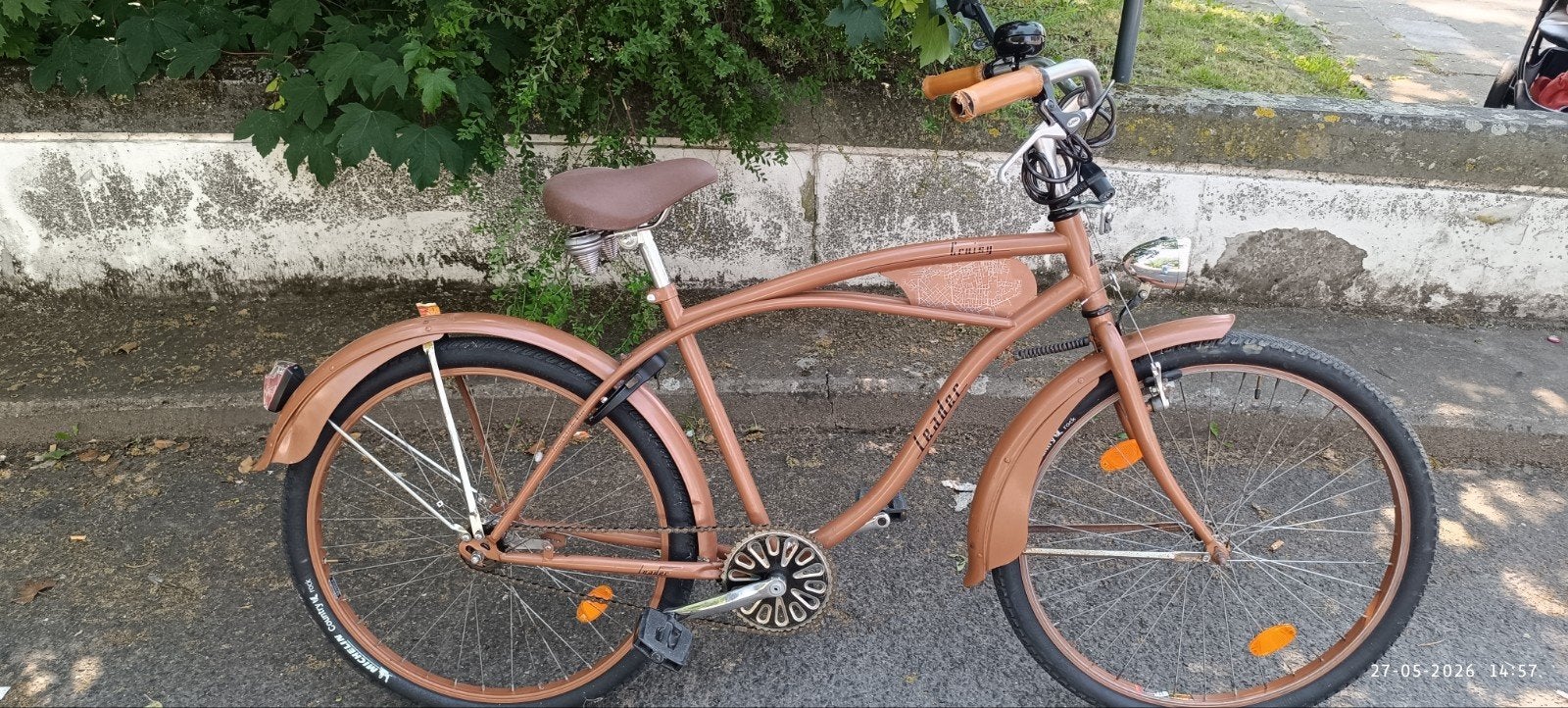 mooie herenfiets, Ophalen