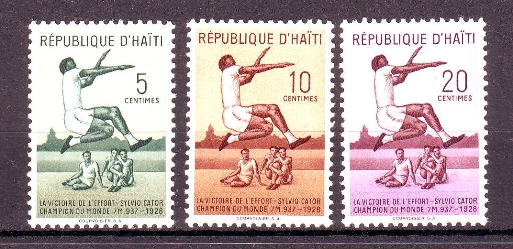 Postzegels Haïti (2) : tussen nr. 379 en 660 + blok, Timbres & Monnaies, Timbres | Océanie, Enlèvement ou Envoi, Affranchi