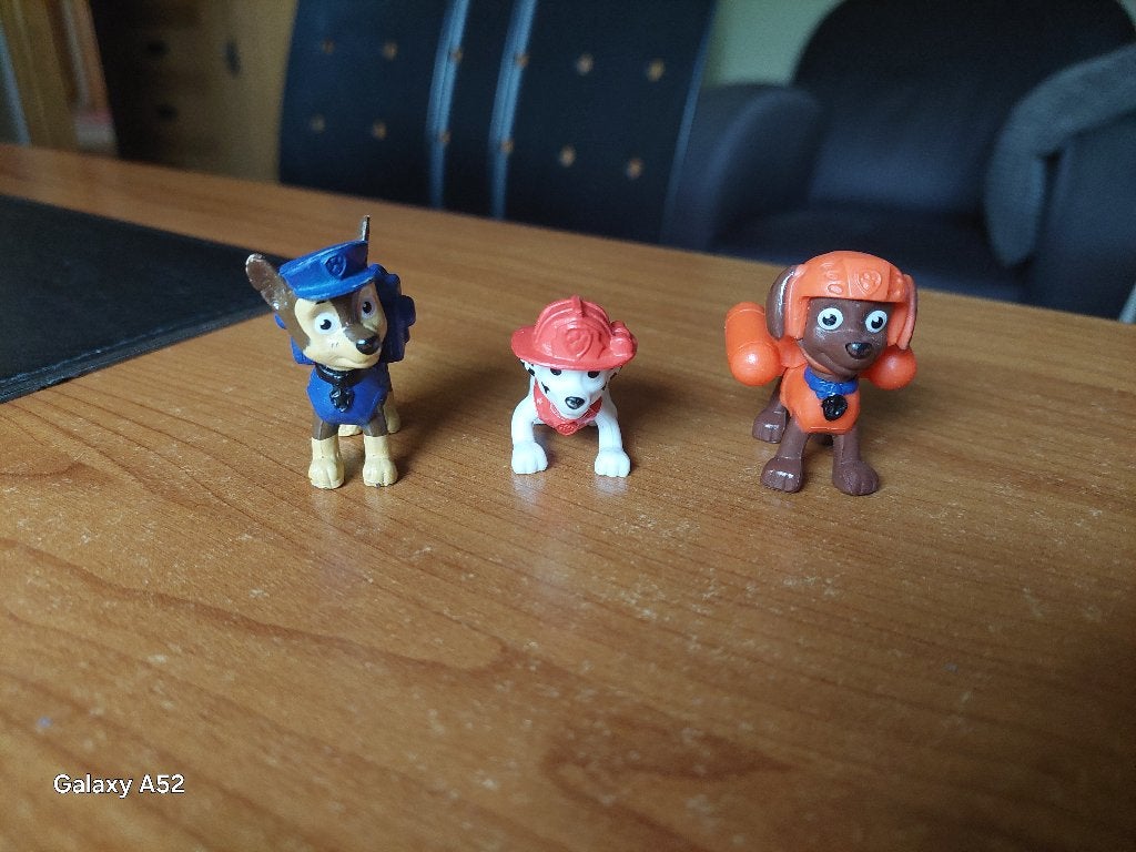 3 personnages à collectionner de la série animée Paw Patrol, Enlèvement ou Envoi, Comme neuf