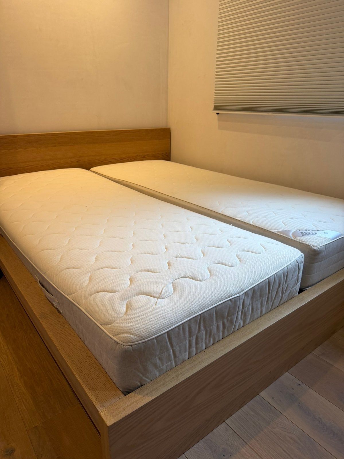Ikea MALM bed 160 x 200 cm, Ophalen, Zo goed als nieuw, Wit, 200 cm
