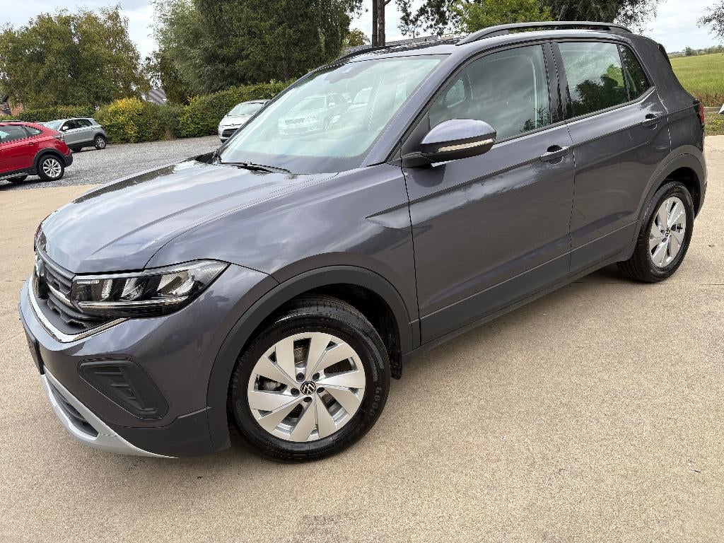 Vw T-Cross 1.0 TSI Facelift BJ 2024  Sensoren AppleCarPlay, Auto's, Voorwielaandrijving, 1254 kg, 620 kg, Bedrijf