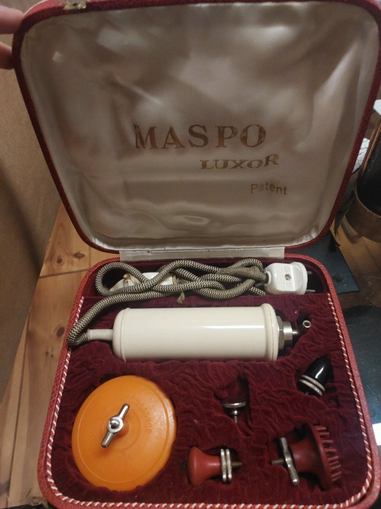 Vintage massageset, Verzenden