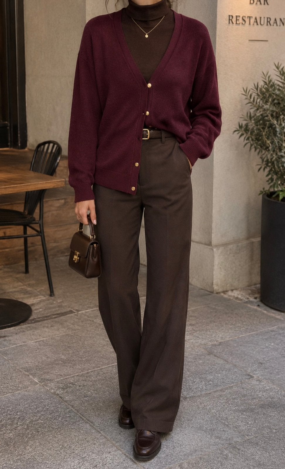 Cardigan / bordeaux / rouge / S -M / Sfera, Vêtements | Femmes, Envoi, Comme neuf, Rouge
