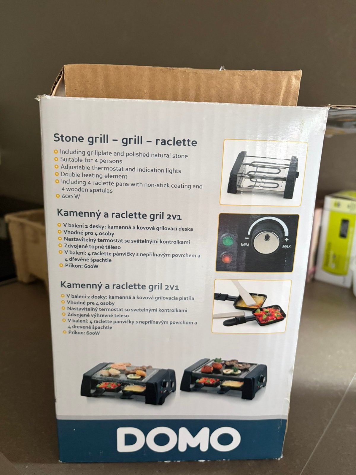 Grill en pierre + grill + appareil à raclette, Electroménager, Enlèvement ou Envoi, Comme neuf