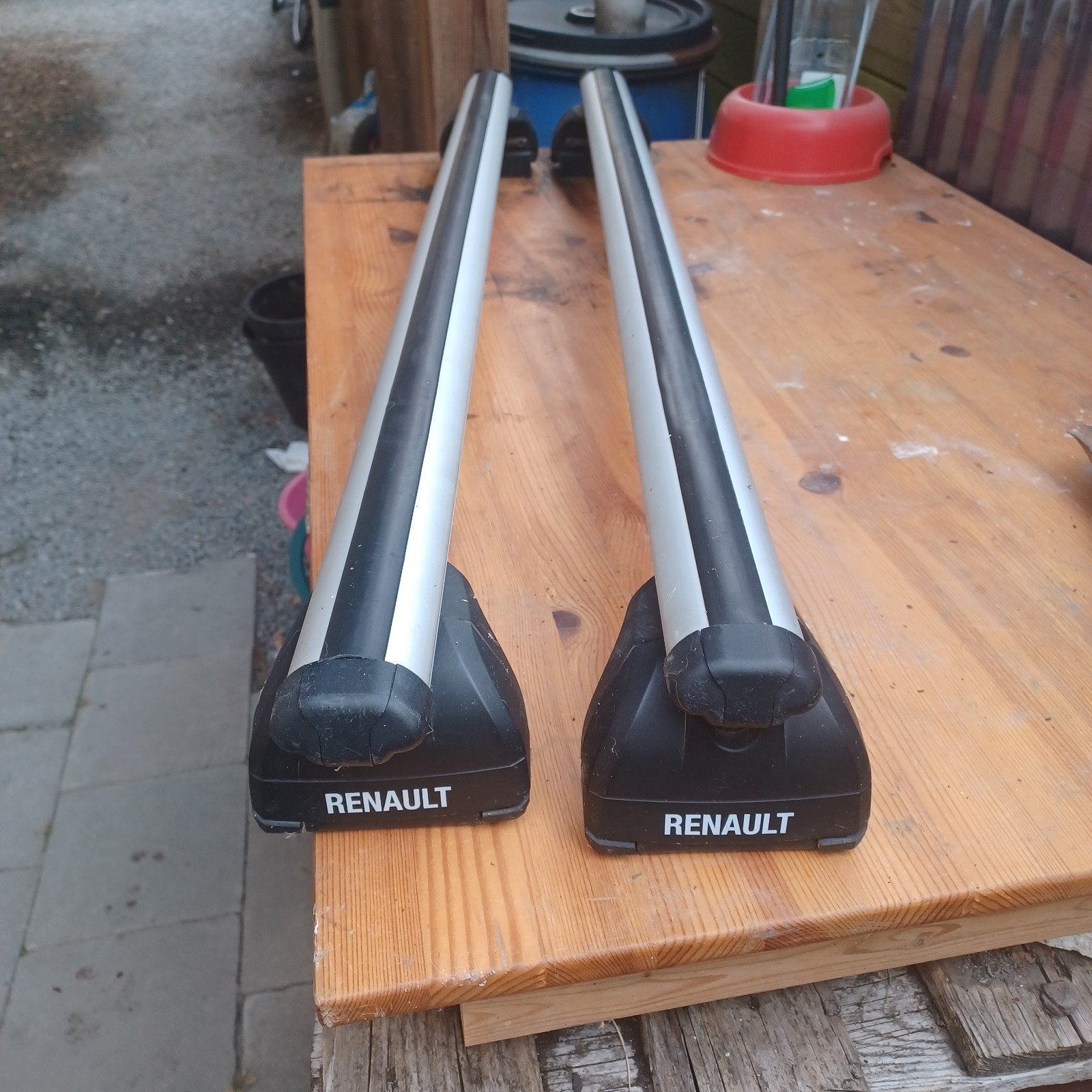 Dakdragers Renault, Ophalen, Gebruikt