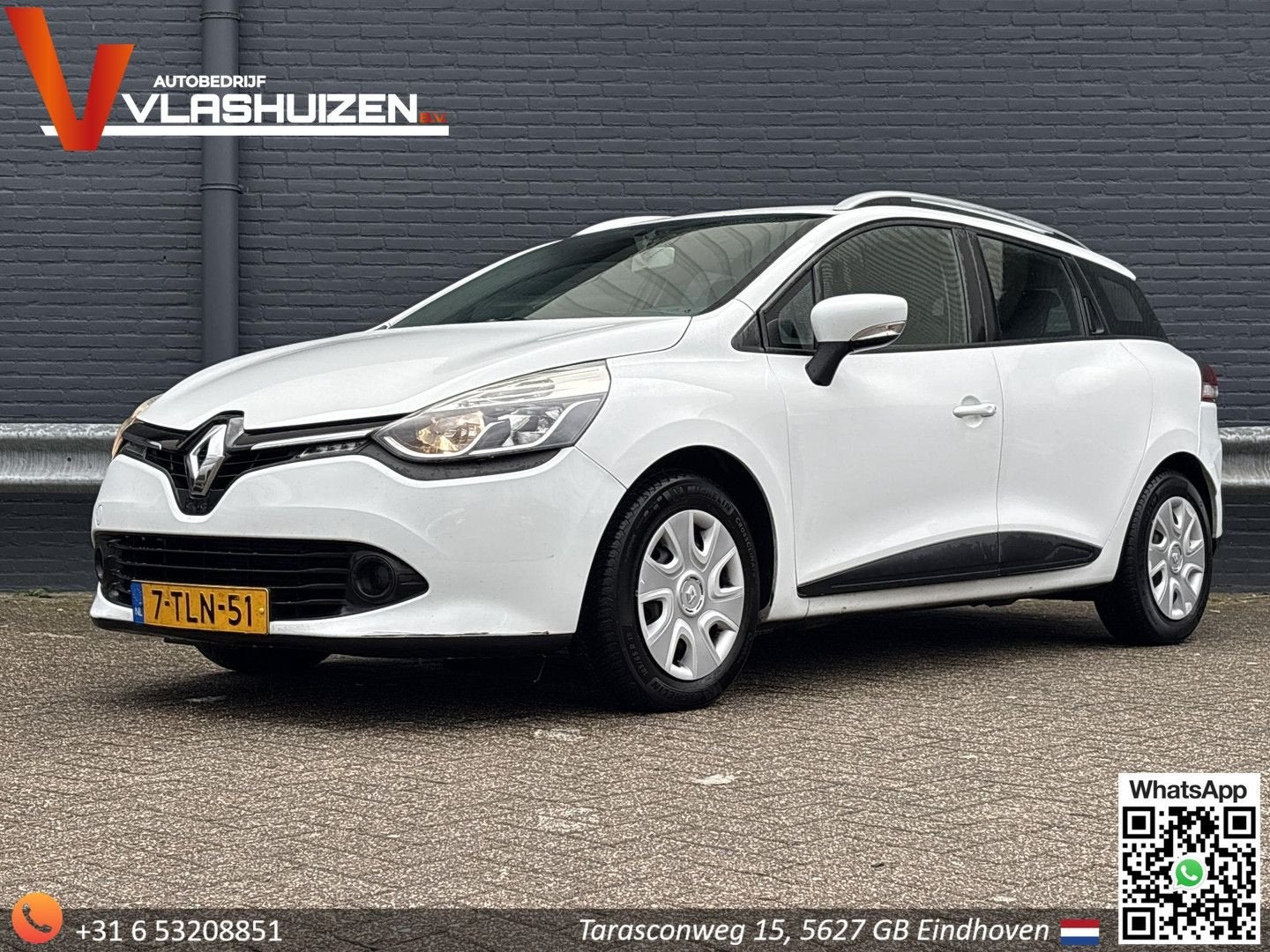 Renault Clio Estate 1.5 dCi ECO Expression | Airco | Cruise, Auto's, Renault, Wit, Bedrijf, Clio, Zwart