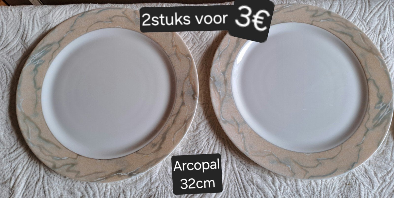 Arcopal borden, Ophalen