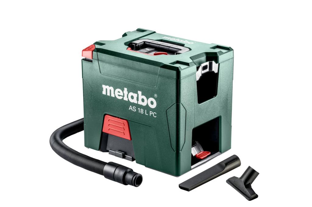 Metabo 18V Accu Alleszuiger + 18V Acco Bassisset, Doe-het-zelf en Bouw, Reinigingsmachines, Ophalen, Nieuw