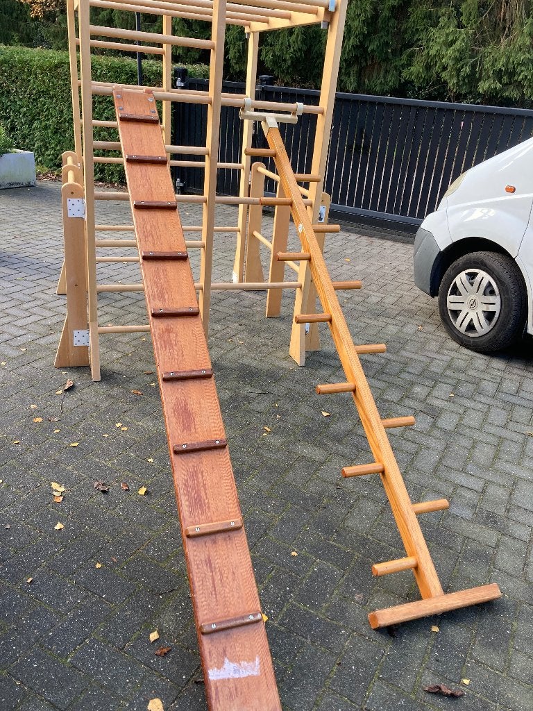 klimladders hout diverse voor in klimrek/klimwand, Ophalen, Gebruikt