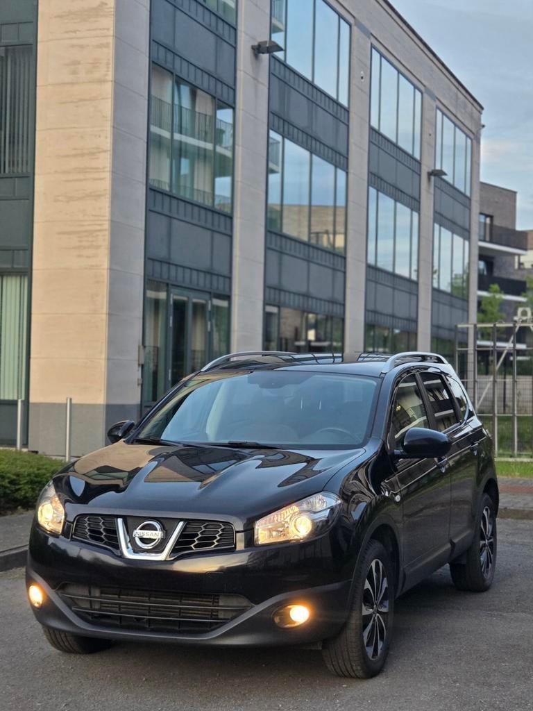 Nissan qashqai+2 Tekna 1.6dci (Nissan Onderhoudsboekje), Auto's, Stof, Zwart, Navigatiesysteem, 5 deurs