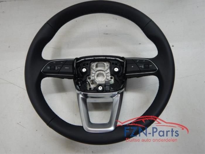 Audi Q8 4M8 Stuur MF+F1+VIEW Leer (Leder Leren), Enlèvement ou Envoi, Utilisé