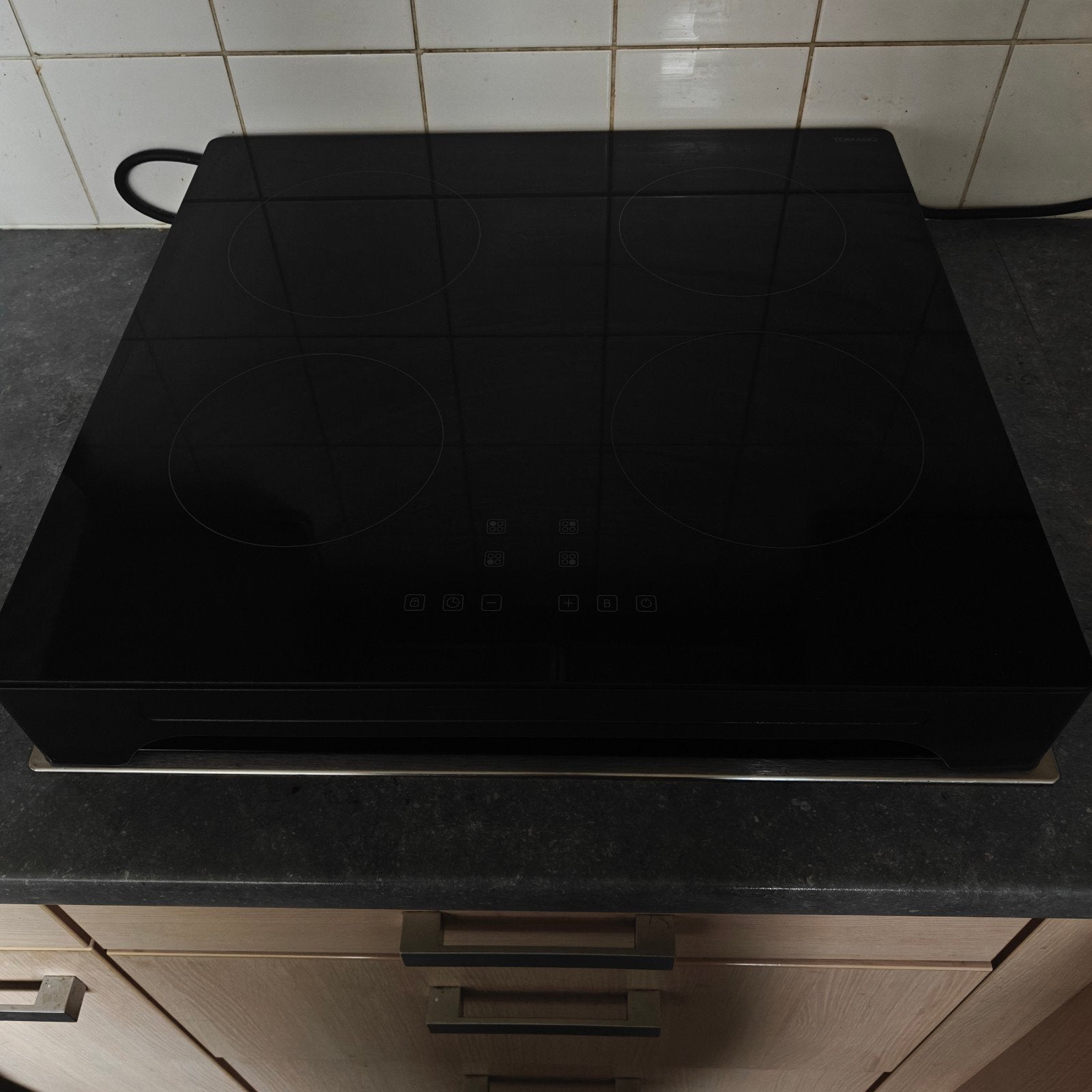opzet keramisch vuur, Electroménager, Enlèvement, Céramique, 4 zones de cuisson
