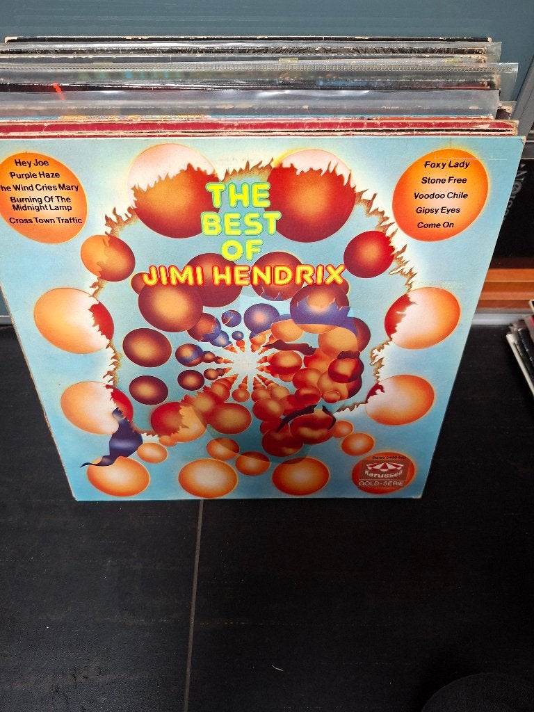 lp - jimi hendrix - the best of - vak 9, LP, Gebruikt, Ophalen of Verzenden, 12 inch