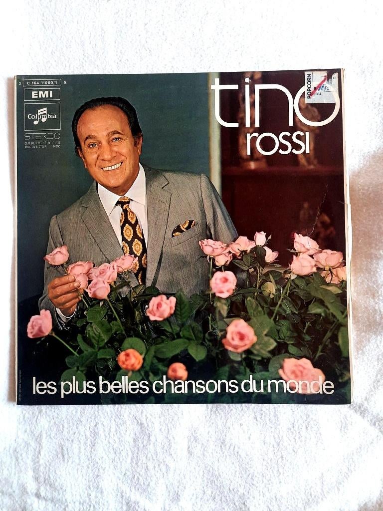 Tino Rossi - Les Plus Belles Chansons du Monde, Cd's en Dvd's, Vinyl | Overige Vinyl, Gebruikt, Ophalen