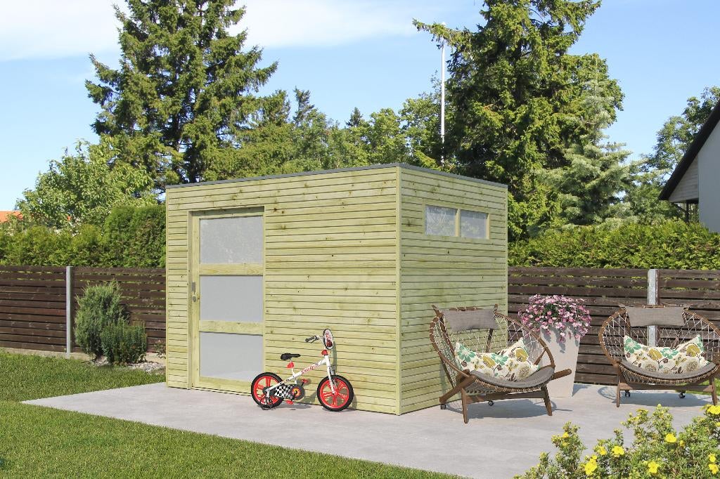 NOUVEL abri de jardin moderne Qube 7251IMG, Envoi, Neuf