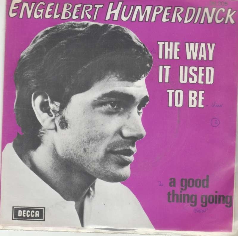 Single - Engelbert Humperdinck The way it used to be, Cd's en Dvd's, Vinyl Singles, 7 inch, Single, Ophalen of Verzenden, Zo goed als nieuw