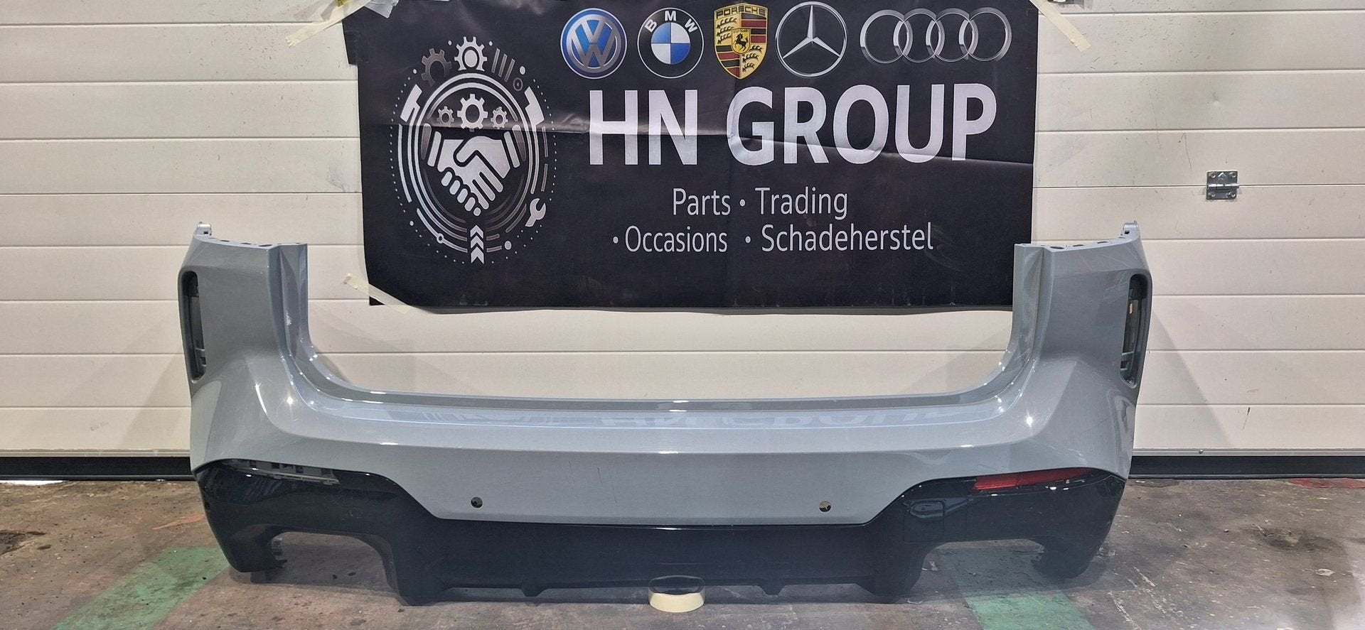 Originele BMW Achterbumper Grijs M-Sport (Brooklyn Grey) - 5, Arrière, -, Utilisé, -