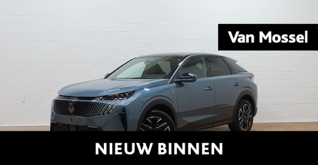 Peugeot 3008 1.2 Hybrid 145 GT+alcantara+pano dak, Auto's, Peugeot, Stof, Gebruikt, Blauw, Bedrijf