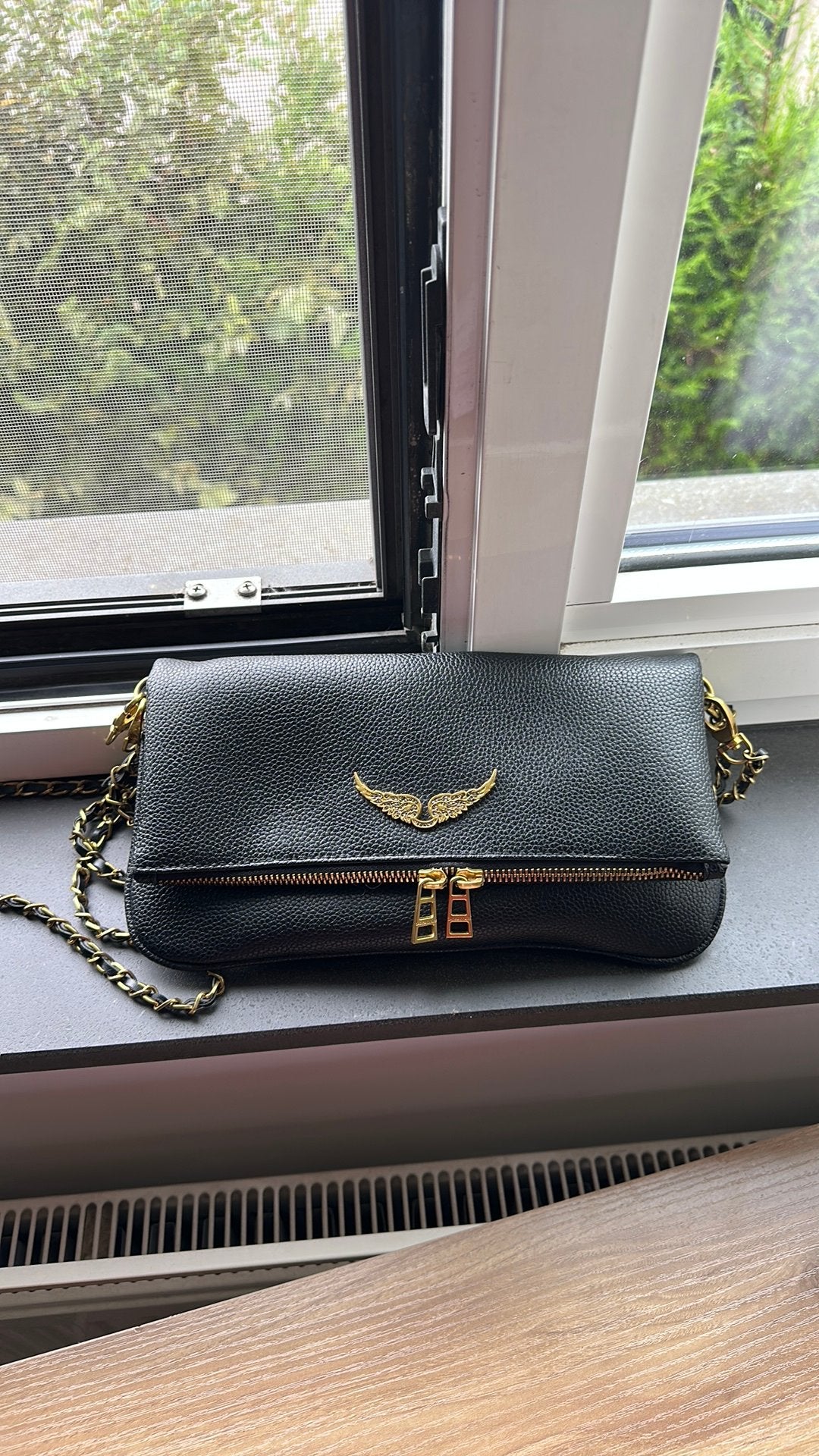 Sac à main Zadig & Voltaire, noir et doré, Bijoux, Sacs & Beauté, Sacs | Sacs Femme, Enlèvement, Comme neuf, Noir, Sac à main