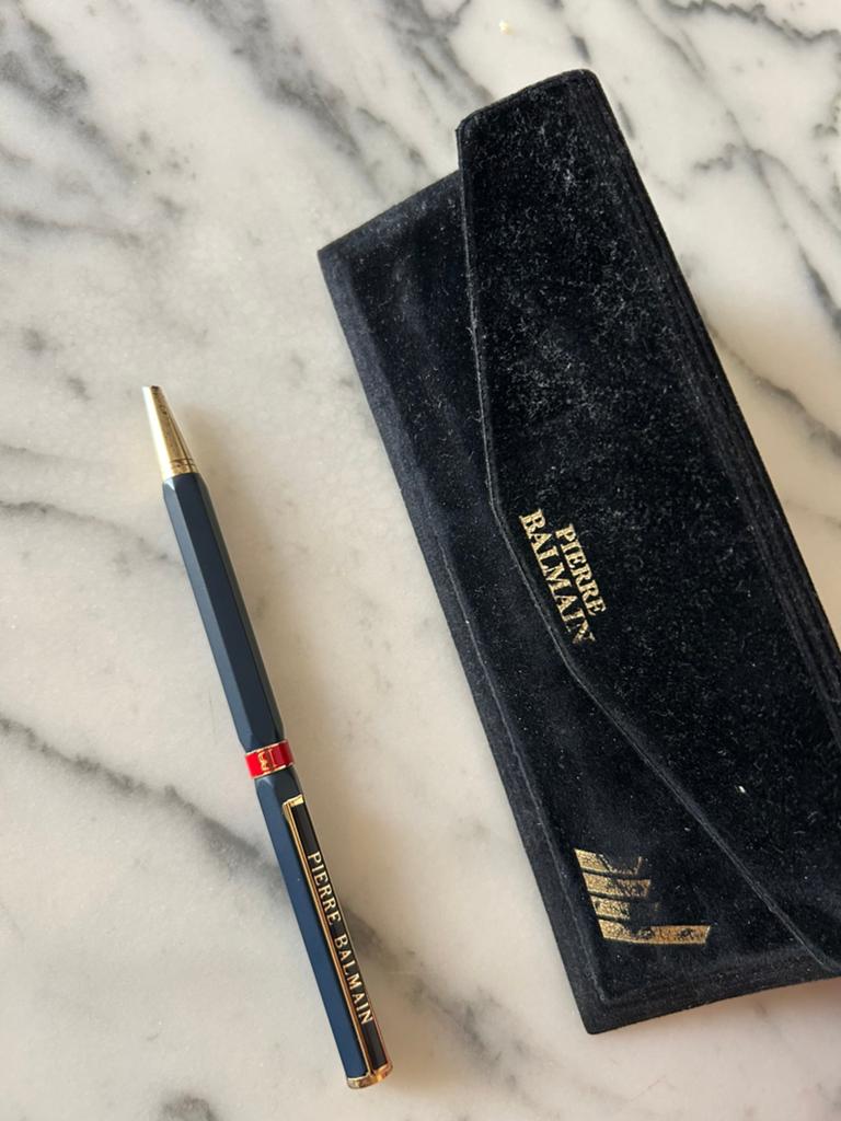 Pierre Balmain balpen met etui, Ophalen, Zo goed als nieuw, Balpen