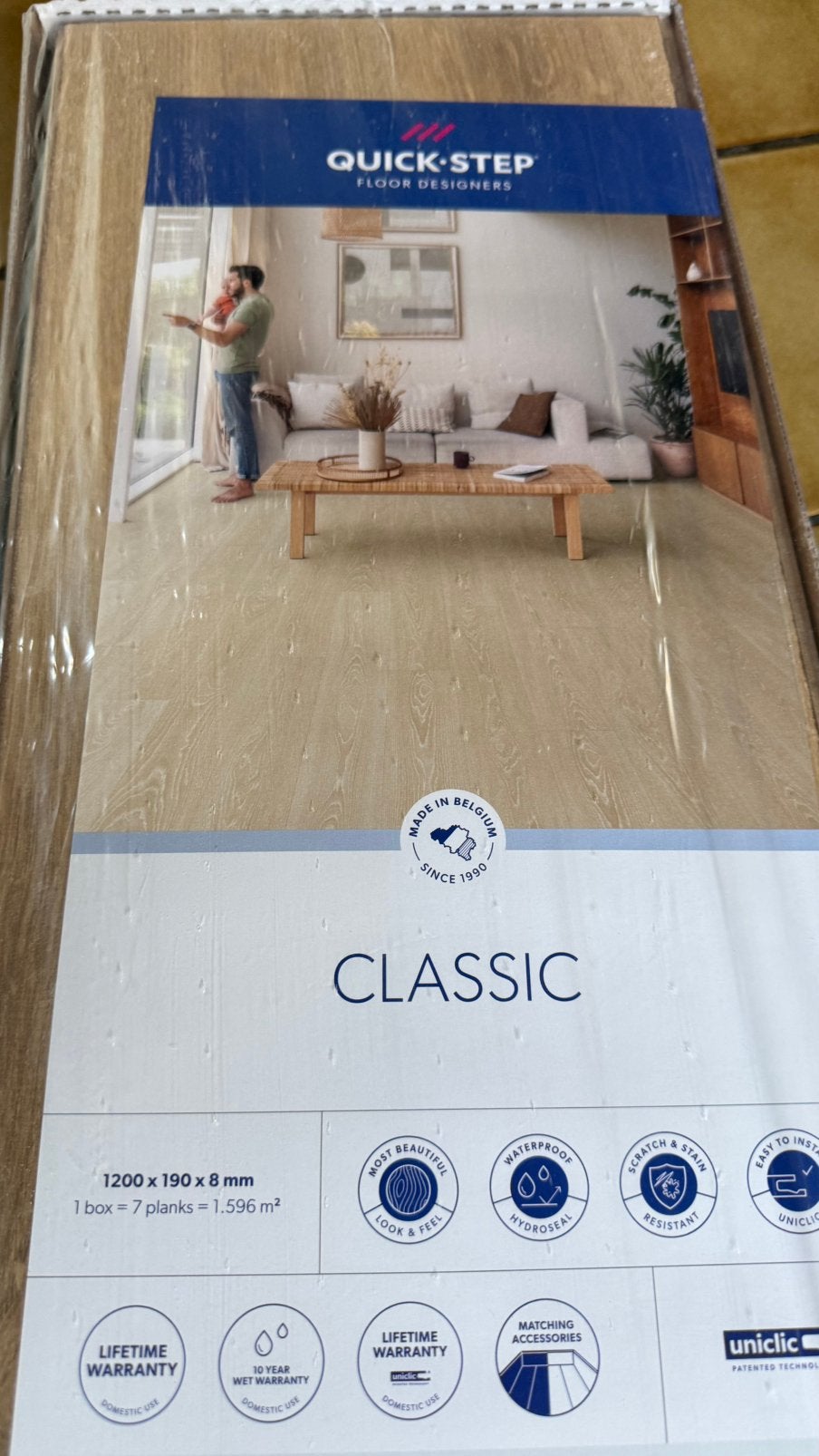 Laminaat Quick-Step, Ophalen, Nieuw, 10 m² of meer, Laminaat