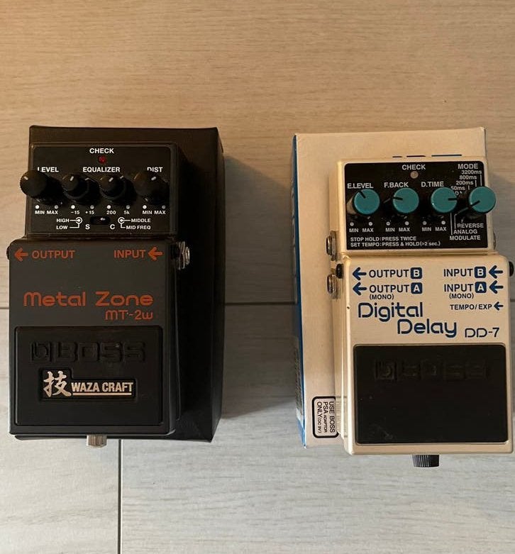 Boss DD-7 Digital Delay/ MT-2w Metal Zone, Musique & Instruments, Enlèvement ou Envoi, Comme neuf, Delay ou Écho