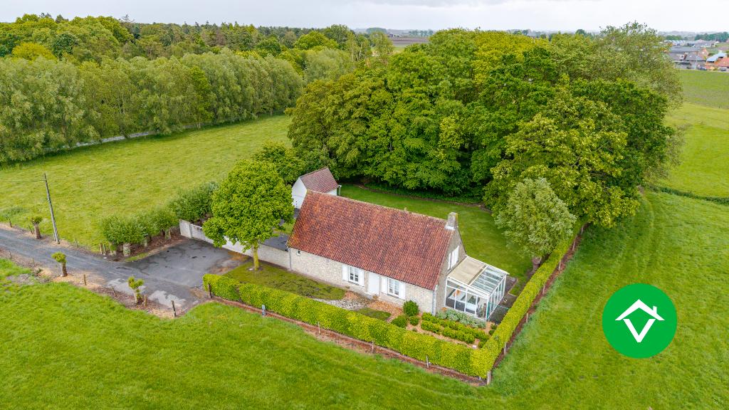 Alleenstaande topper, 3 slpk nabij Arboretum van Koekelare, Vrijstaande woning, 3 kamers, Provincie West-Vlaanderen, 1500 m² of meer