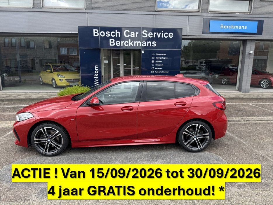 BMW 1 Serie 116 1.5 Benzine + LED-Lampen + M-Pack + Shadow L, Autos, Rouge, Achat, Euro 6, Entreprise