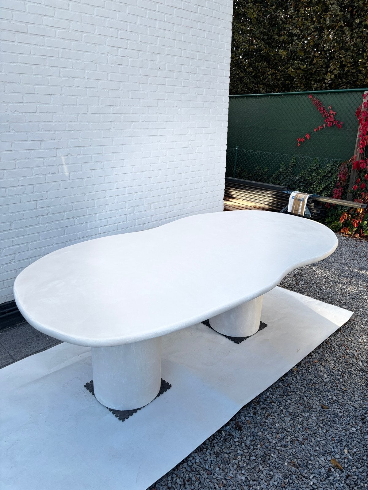 Mortex eettafel, Huis en Inrichting, 100 tot 150 cm, Verzenden, Vijf personen of meer, Overige vormen