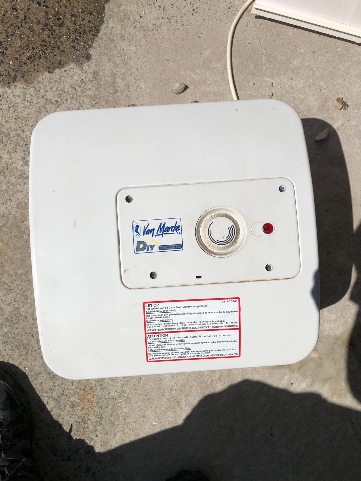 eencircuit 10l elektrische boiler, Minder dan 20 liter, Ophalen, Zo goed als nieuw, Boiler