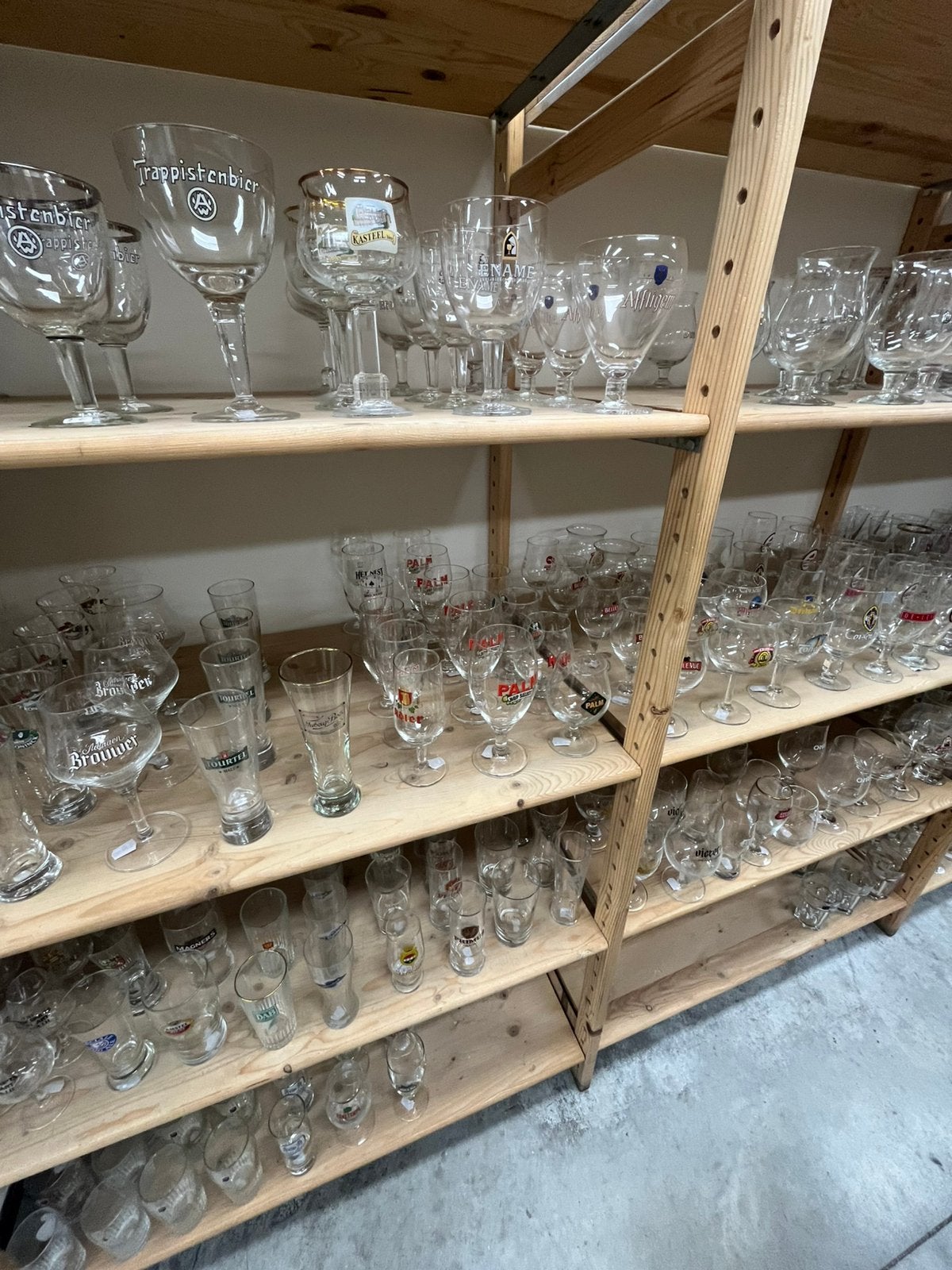 Stockverkoop bierglazen, Verzamelen, Glas en Drinkglazen, Ophalen of Verzenden, Zo goed als nieuw, Bierglas