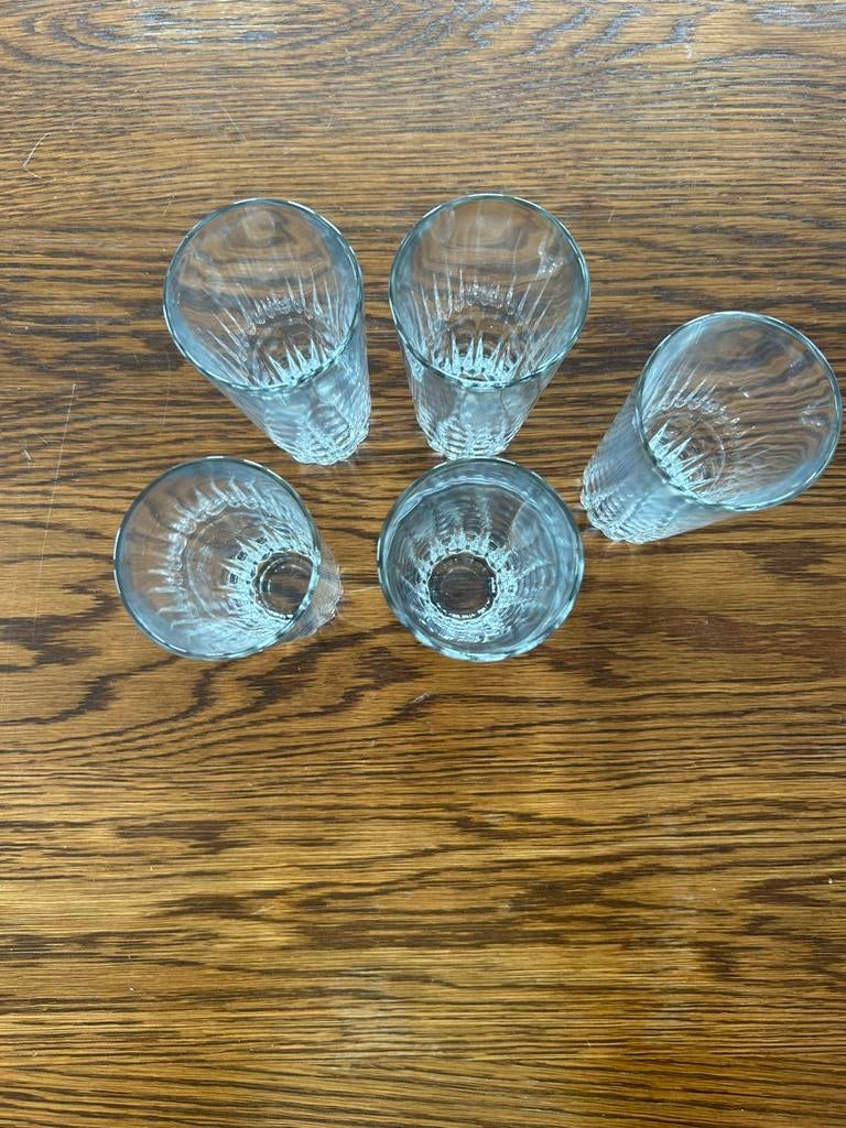 5 verres hauts, Uni, Verre ou Verres, Verre, Enlèvement