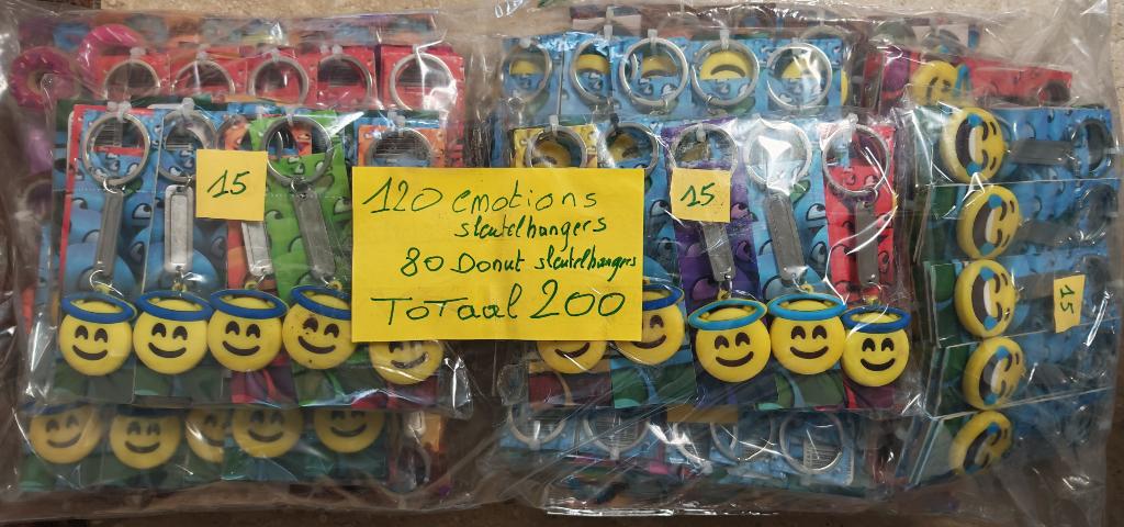 Smiley sleutelhangers, Diversen, Ophalen, Nieuw