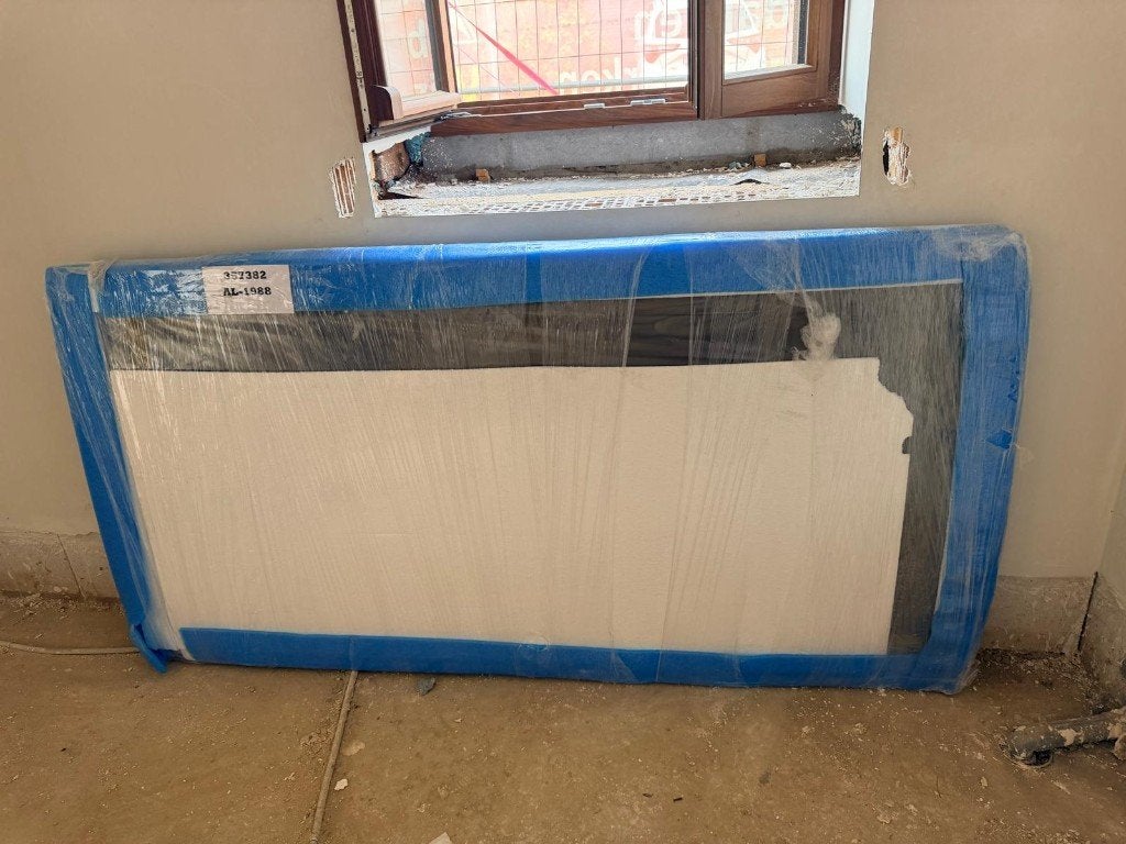 Aluminium plaat zwart 340,4 x 99,8 cm, Doe-het-zelf en Bouw, Ophalen, Nieuw, Overige materialen, 20 tot 50 mm