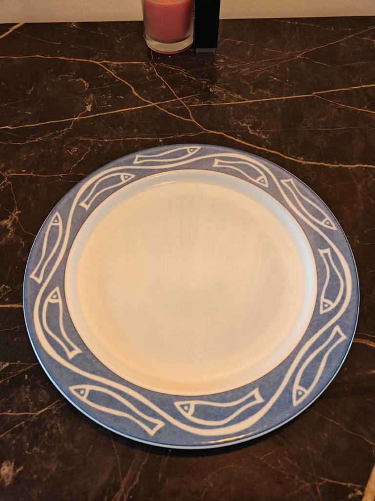 15x Villeroy & Boch Luxembourg borden met vismotief, Huis en Inrichting, Ophalen of Verzenden, Porselein, Bord(en)
