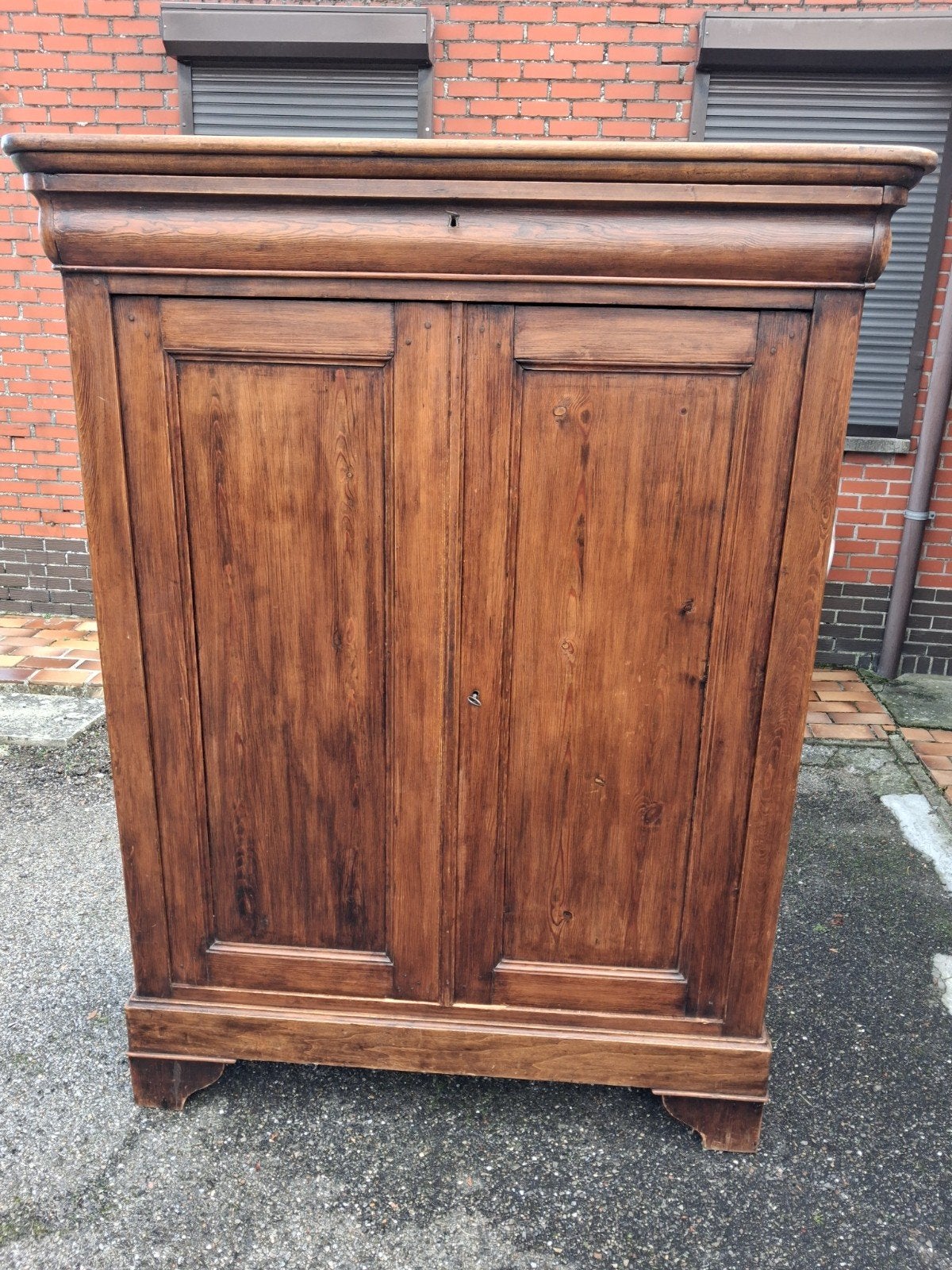 oude boeren meitenkast, Ophalen
