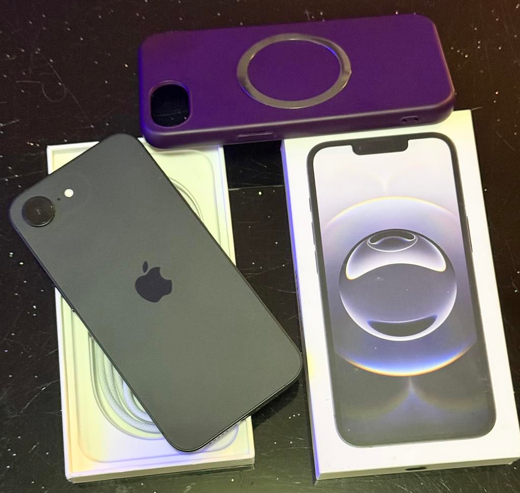 Iphone 16e Black 128gb, Telecommunicatie, Mobiele telefoons | Apple iPhone, Ophalen, Nieuw, 100 %, 128 GB