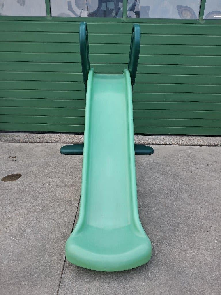 Little Tikes reuze glijbaan 180 cm - buiten - groen en geel, Ophalen, Zo goed als nieuw, Glijbaan