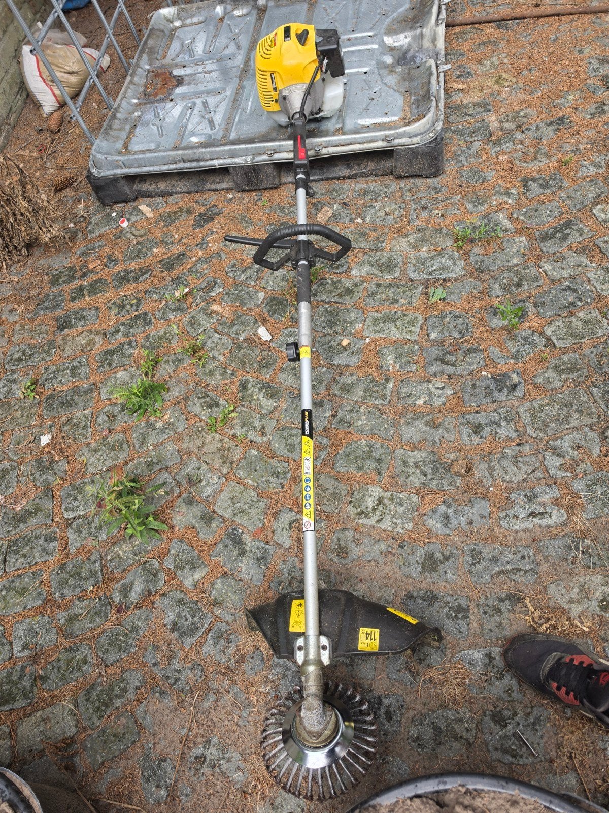 Powerplus bosmaaier, Tuin en Terras, Bosmaaiers, Ophalen, Gebruikt, Benzine