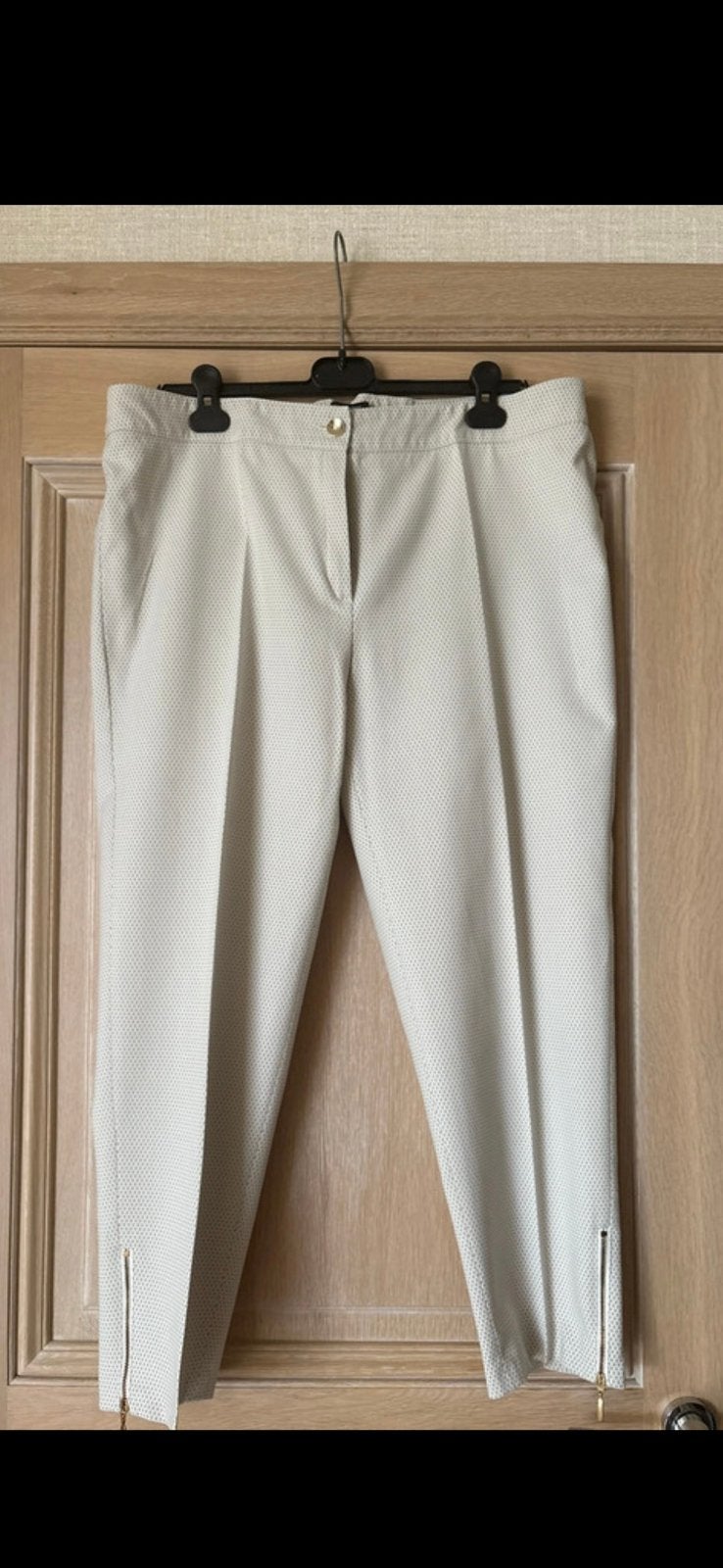 Geklede broek - 46 - Marie Méro, Kleding | Dames, Broeken en Pantalons, Beige, Maat 46/48 (XL) of groter, Ophalen of Verzenden